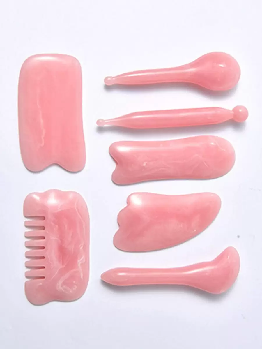 1 Bộ con lăn massage mặt, que massage, dụng cụ massage khuôn mẫu, bộ dụng cụ massage mặt, cổ và vai đa năng, làm đẹp, sản phẩm chăm sóc da, spa, chăm sóc bản thân, dụng cụ chăm sóc da, chăm sóc mặt, đồ dùng thẩm mỹ, massage, dụng cụ massage mặt, con lăn mặt - Hồng - Xem 1