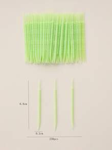 Palillos de dientes para encías saludables, 250 piezas palillo de dientes de limpieza profunda doble de plástico de una sola vez para viajes