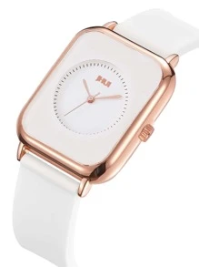 2入組情侶方形錶盤石英表 - 彩色 - 查看 2