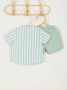 Baby Boy Casual Striped Vacation Suit