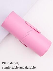 便攜式化妝刷架，1入組素色化妝收納盒，化妝工具收納盒，化妝刷桶，筆筒架，多功能架，化妝收納盒，適合商務旅行、旅行和露營，女士和女孩禮物-粉色 - 粉色 - 查看 6