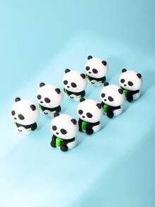 2pcs Panda Shaped Pencil Sharpener, Cute Portable Basics Pencil Sharpener For School Student, Office - White - View 5