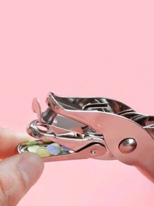 1 pieza plata manual simple multipropósito asa para oficina - Gris - Ver 2