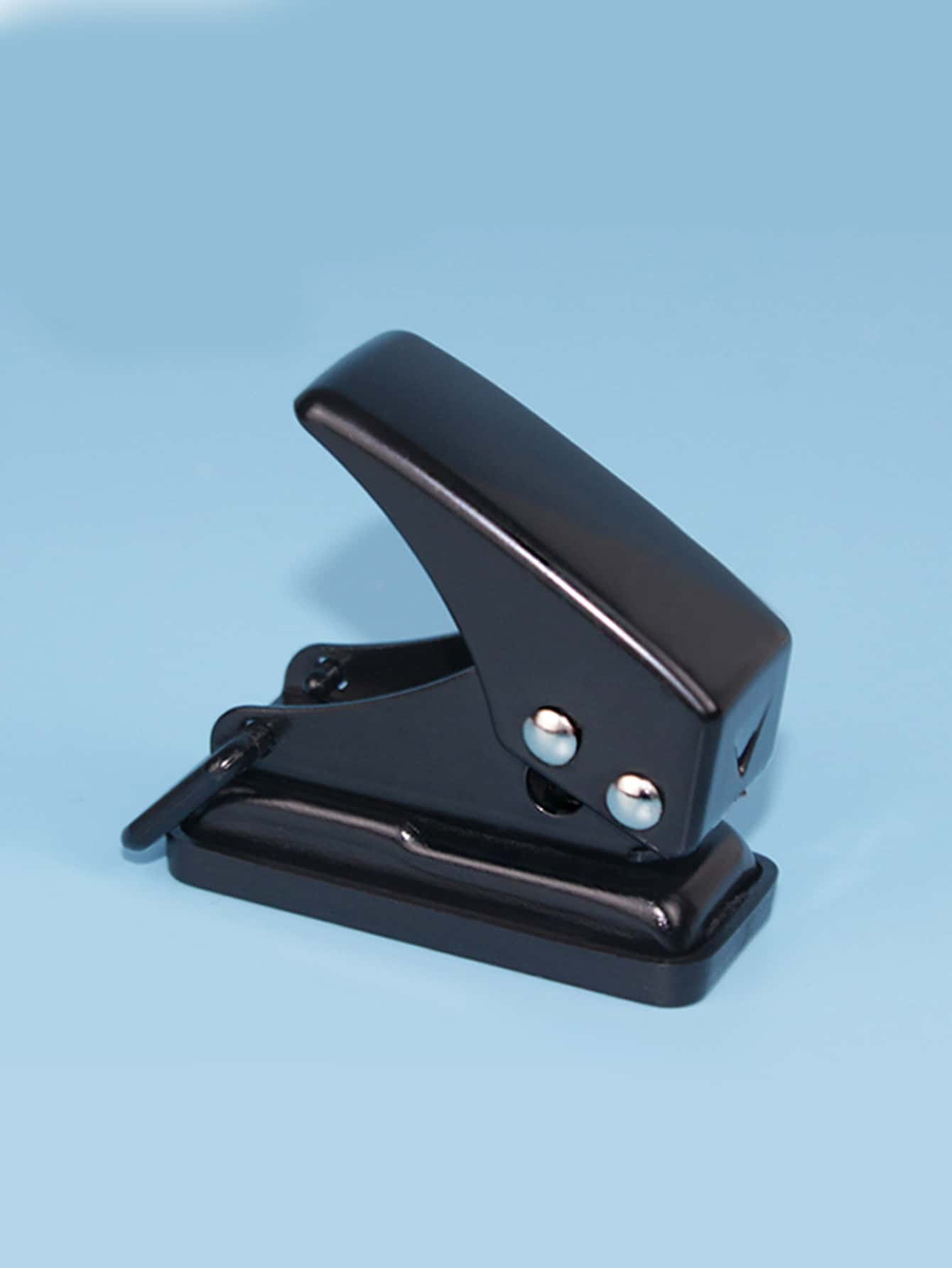 1 pieza unicolor mini simple multipropósito asa para oficina - Negro - Ver 1