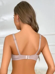 Floral Lace Underwire Bra