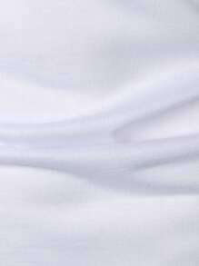 Manfinity Homme Áo thun có cổ Nam Nút phía trước Khối Màu Giải trí - Xanh và trắng - Xem 5