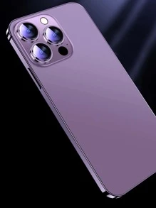 3 chiếc kính cường lực bảo vệ ống kính điện thoại tương thích với iPhone - Màu tím - Xem 2