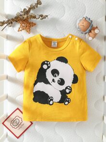 Baby Boy Panda Print Tee