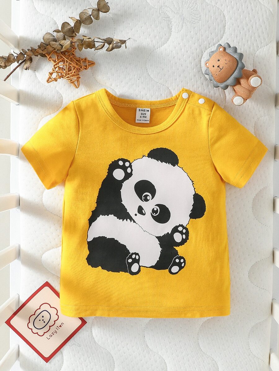 Baby Boy Panda Print Tee