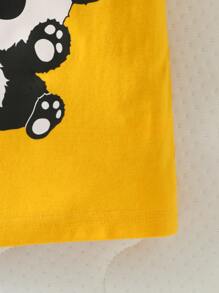 Baby Boy Panda Print Tee