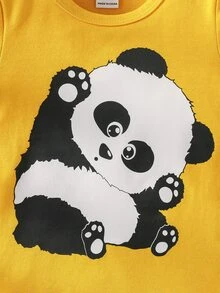 Baby Boy Panda Print Tee
