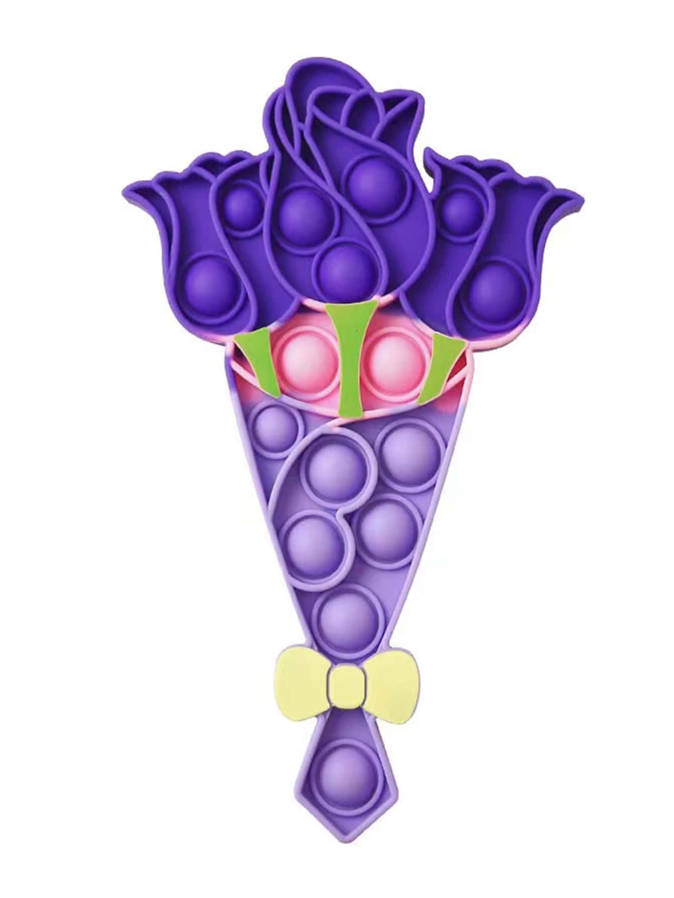 1 pieza Burbuja de empuje en forma de flor - Multicolor - Ver 1