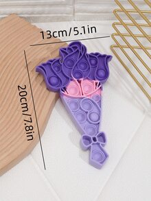 1 pieza Burbuja de empuje en forma de flor - Multicolor - Ver 4