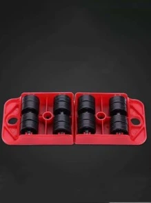 5 cái/bộ Đồ Nội Thất Bằng Sắt Mover, Đồ Nội Thất Đa Năng Hiện Đại Cho Gia Đình - Đỏ - Xem 4