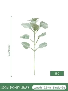 1 cây nhựa nhân tạo, cây nhân tạo để trang trí nhà cửa và tiệc tùng - Màu xanh Bạc hà - Xem 3