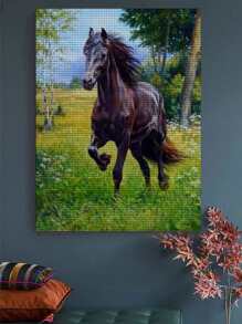 1 Chiếc Mã Âm Tự Làm Tranh Gắn Đá, PMMA Nghệ Thuật Treo Tường Trang Trí Nhà Treo Hình - Nhiều màu - Xem 5