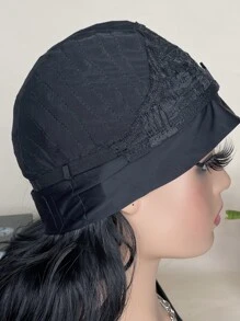 Synthetic Heat Resistant Wigs Headband Wig Long Body Wave Natural Color Wig 26 Inch For  Glueless Wig - Black - View 7