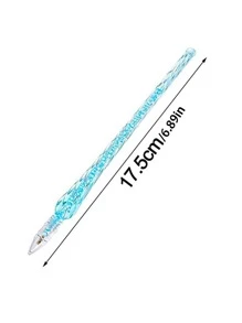 1pc Crystal Textured DIY Diamond Painting Tool, Portable DIY Diamond Painting Pen For DIY - Blue - View 3