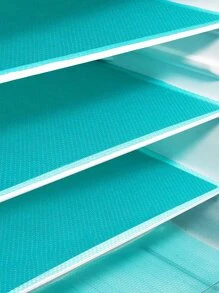 7 piezas/set revestimiento de cajón de PEVA, revestimiento de gabinete impermeable modernista para el hogar - Azul - Ver 1