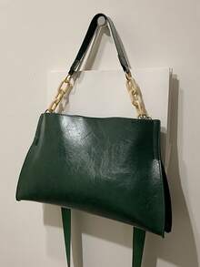 Textured Square Bag Vintage - Green - View 3