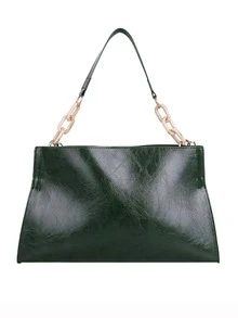 Textured Square Bag Vintage - Green - View 5