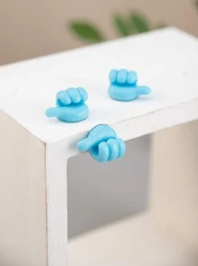 1 cái/5 cái/10 cái/20 cái Móc treo tường hình ngón tay cái (Màu ngẫu nhiên) - Màu xanh lam - Xem 4