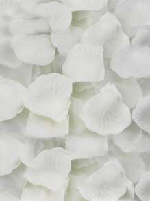 2000入组/套白色五彩紙屑創意滌綸花瓣設計紙巾紙屑適合派對 - 米色 - 查看 3
