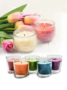 100pcs/set Wax Candle Wick, Modern Core For DIY Candle Making - White - View 6