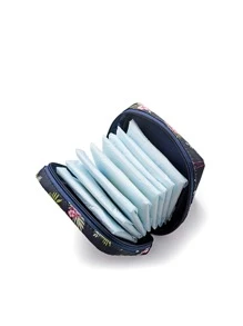 Bolsa de almacenamiento de toallas sanitarias de viaje gruesas - Multicolor - Ver 2