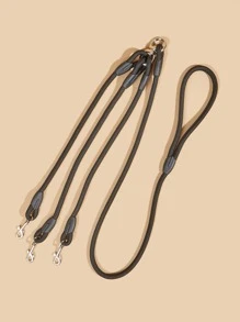 1pc 3 In 1 Pet Leash For Cat And Dog For Outdoor - Black - View 2