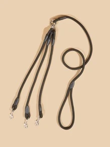 1pc 3 In 1 Pet Leash For Cat And Dog For Outdoor - Black - View 3