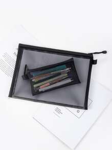 2pcs Mesh Pencil Bag