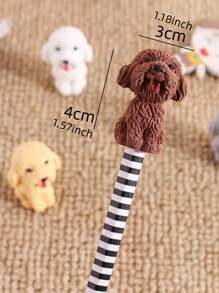 1入組狗狗形狀隨機橡皮