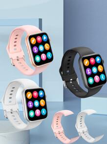 方形智能手錶帶錶帶 - 白色 - 查看 1