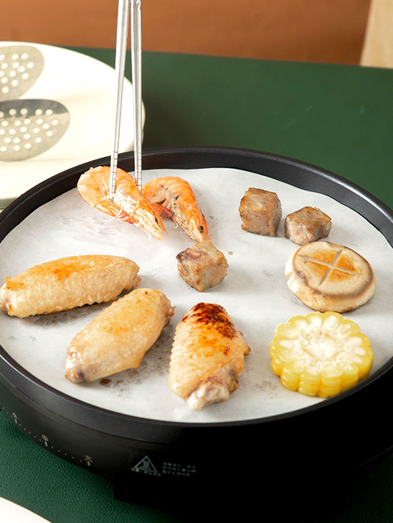 100 piezas/set pergamino de papel, rollo de papel de pergamino moderno para cocina - Blanco - Ver 1