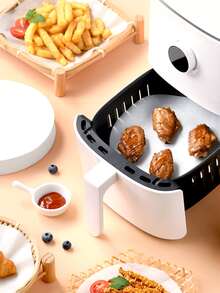 100 piezas/set pergamino de papel, rollo de papel de pergamino moderno para cocina - Blanco - Ver 3