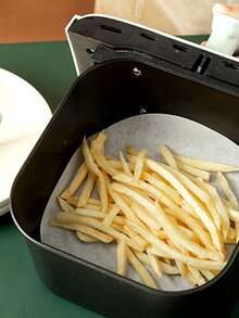 100 piezas/set pergamino de papel, rollo de papel de pergamino moderno para cocina - Blanco - Ver 5