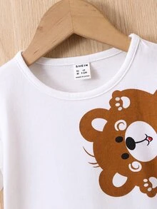 Tops em bé Hoạt hình - trắng - Xem 4