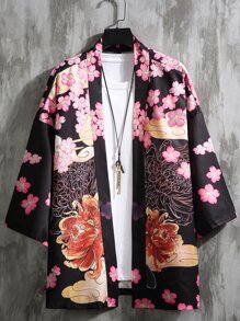 Manfinity Nam In hoa Lỏng lẻo Áo sơ mi Không có Áo thun - Nhiều màu - Xem 2