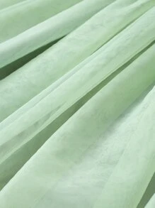 SHEIN Baby Daisy Floral Print Mesh Overlay Cami Dress - Multicolor - View 5