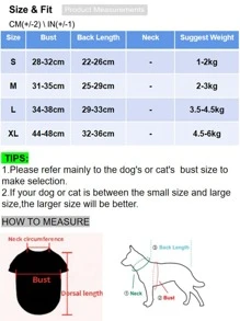 1 váy kẻ sọc in hình thú cưng cho mèo và chó cho mùa hè - Nhiều màu - Xem 3