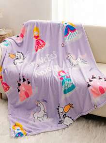 1入組字母任務圖案毯子 - 彩色 - 查看 5