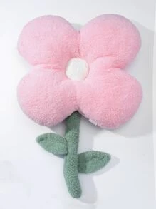 1 chiếc gối trang trí hình hoa - Hồng - Xem 2