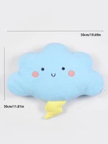 Cloud Shaped Decorative Pillow - Blue - View 2
