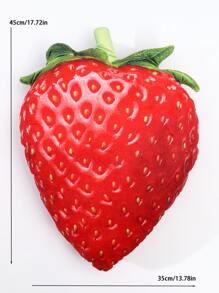 Strawberry Design Decorative Pillow - Multicolor - View 2
