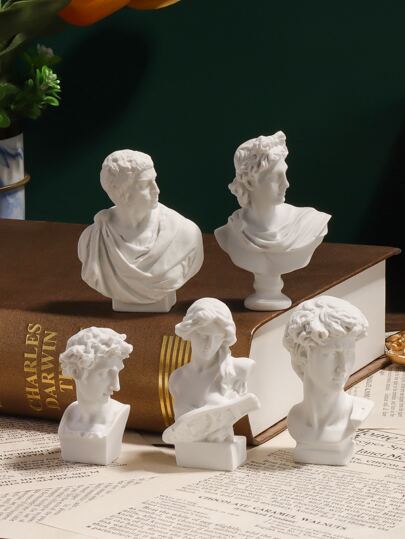 Set de 5 figuras en miniatura de resina de Venus, decoración para el hogar y la habitación, adornos navideños, mejor regalo