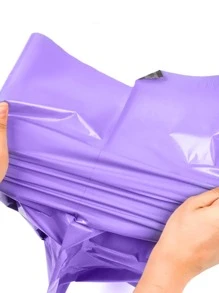 100pcs Solid Color Packing Bag, Simple Multi-Purpose Packing Bag For School, Office Back To School