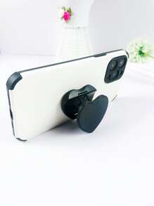 Heart Shaped Stand-Out Phone Holder - Black - View 3