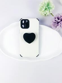 Heart Shaped Stand-Out Phone Holder - Black - View 4