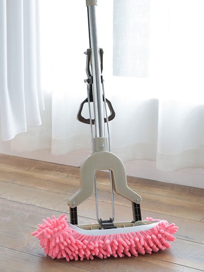1pc Pink Mop Cover, Modern Polyester Multifunction Cover For Household